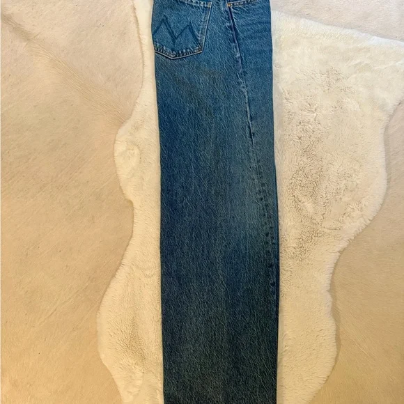 MOTHER Light Blue Flare Jeans - Picture 6 of 11
